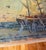 19th Century Paint Decorated Blanket Chest With Later Nautical Ship Painting For Sale - Image 12 of 16