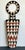 Tribal Vintage Tribal Geometric Painted Wood Shield For Sale - Image 3 of 13