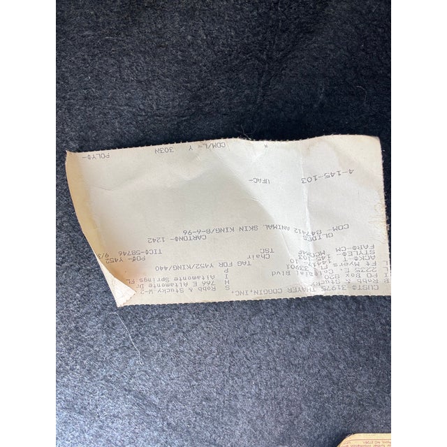 A striking pair of vintage Thayer Coggin for Robb & Stucky postmodern barrel chairs, newly upholstered in a bold leopard-...