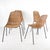 Wicker and Iron Chairs, 1970s, Set of 4 For Sale - Image 9 of 12