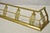 Antique Victorian Brass Scroll Accented 58" Fireplace Hearth Fender Surround For Sale - Image 4 of 12