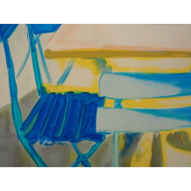 Claude Hemeret, Terrasse d’été, Lithograph For Sale - Image 5 of 8