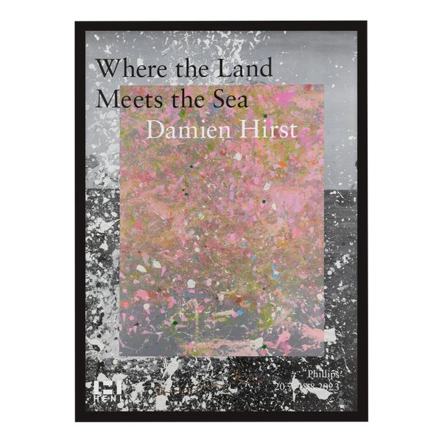 Damien Hirst, Where the Land Meets the Sea, 2023, Print, Framed For Sale