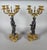 French Pair of antique-style candelabra for women, Napoleon III period For Sale - Image 3 of 6