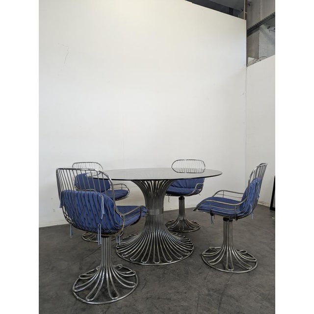 Vintage Table and Chairs by Gastone Rinaldi, 1950s, Set of 5 For Sale - Image 14 of 18
