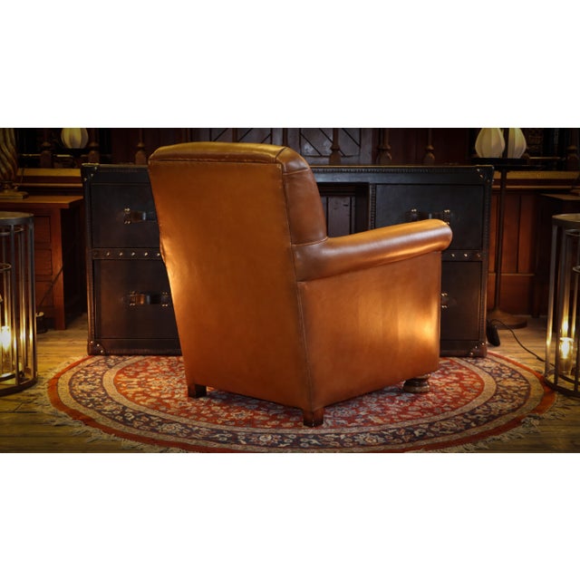 Tetrad Princess Leather Club Chair, 2010s For Sale - Image 14 of 18