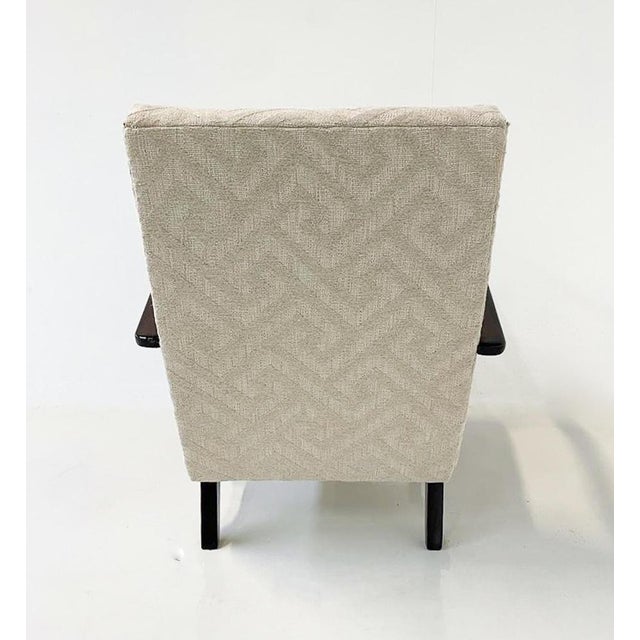 Set of Bentwood Armchairs attributed to Jindrich Halabala, Czech Republic, 1940s For Sale - Image 3 of 6