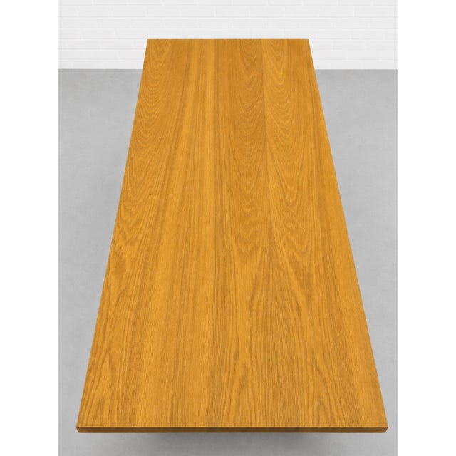 Brown Mid Century Modern Oak Bentwood Entryway Table, C. 1960’s For Sale - Image 8 of 10