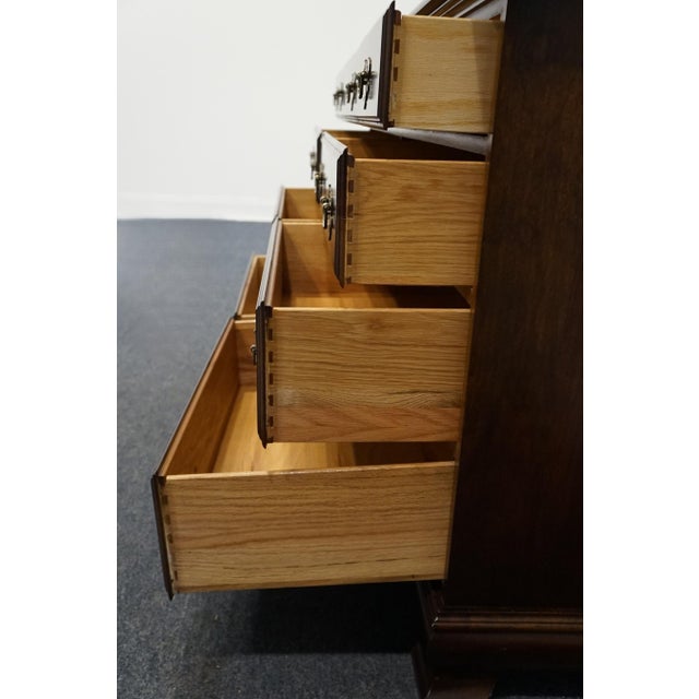 Cresent Furniture Solid Cherry Traditional Style 60" Double Dresser For Sale - Image 9 of 12