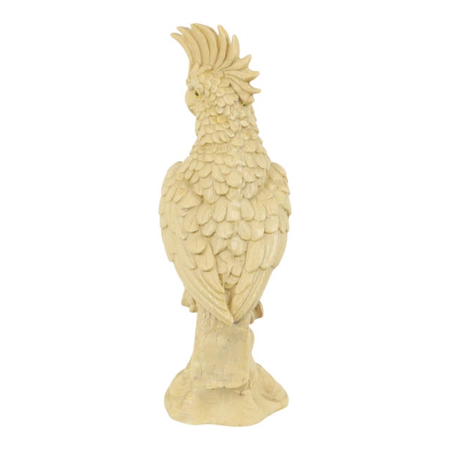Vintage Cockatoo Sculpture by A. Santini, 1970s For Sale - Image 6 of 16