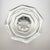 Art Deco Vintage Polish 24% Lead Crystal Candle Holder Goblet Hand Cut Diamond Pattern 9" For Sale - Image 3 of 11