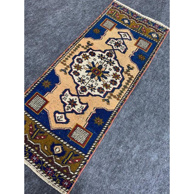 Early 21st Century Turkish Yastik Rug 1'6" x 3'8" For Sale - Image 5 of 5