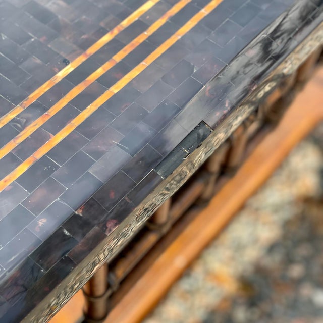 Attributed to Tommy Bahama Home Royal Kahla Console Table For Sale - Image 11 of 12