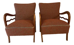 Vintage Lounge Chairs by Paolo Buffa, Italy, 1950s, Set of 2