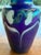 1983 Grant Randolph Feather and Heart Glass Vase For Sale - Image 9 of 12