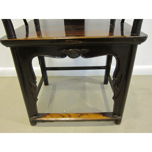 19th Century Chinese Official Hat Chair For Sale - Image 11 of 11