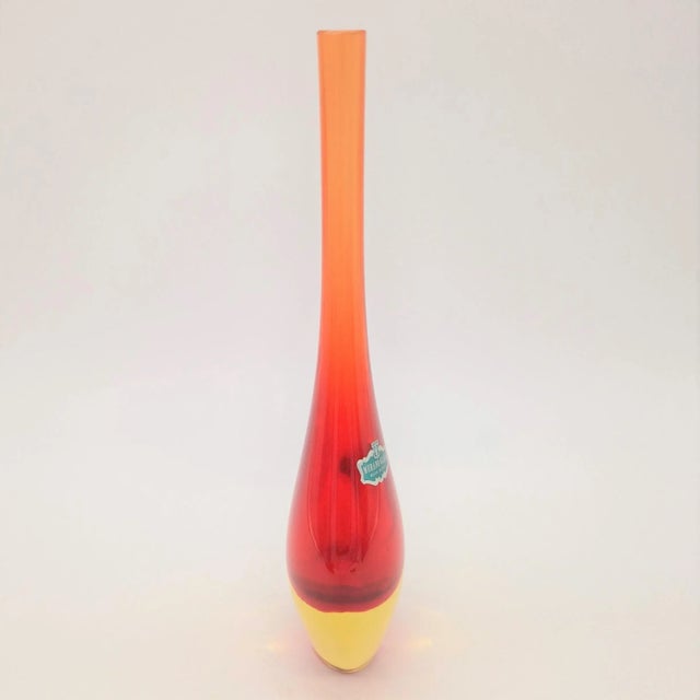 1950s Murano Glass Vase Sommerso by Flavio Poli, 1959 For Sale - Image 5 of 7