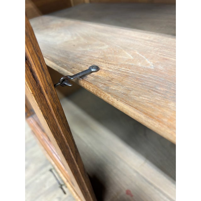 Wood Antique Victorian Early American Rustic Cupboard Pie Safe Cabinet Pantry For Sale - Image 7 of 13