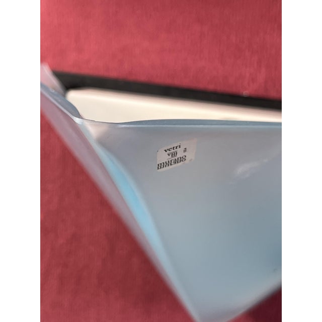 Vintage Italian Triangular Wall Lamps from Vetri Murano, 1970s, Set of 3 For Sale - Image 10 of 12