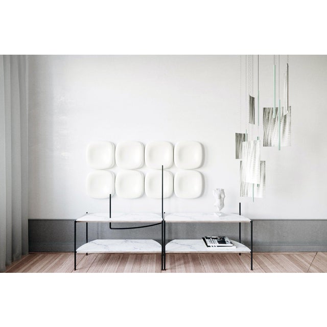 Modern Ceiling Pendant Light - Led Panel Lamp - Brush Strokes - Small For Sale - Image 11 of 12