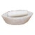 Aged White Marble Mortar & Pestle Grinder For Sale