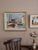 1953 Mid-Century Modern 'Harbour at Rest' Vintage Original Swedish Expressive Seascape Oil Painting, Framed For Sale - Image 4 of 13