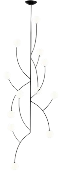 Minimalist Led Sculptural Geometric Art Object from SVITANOK