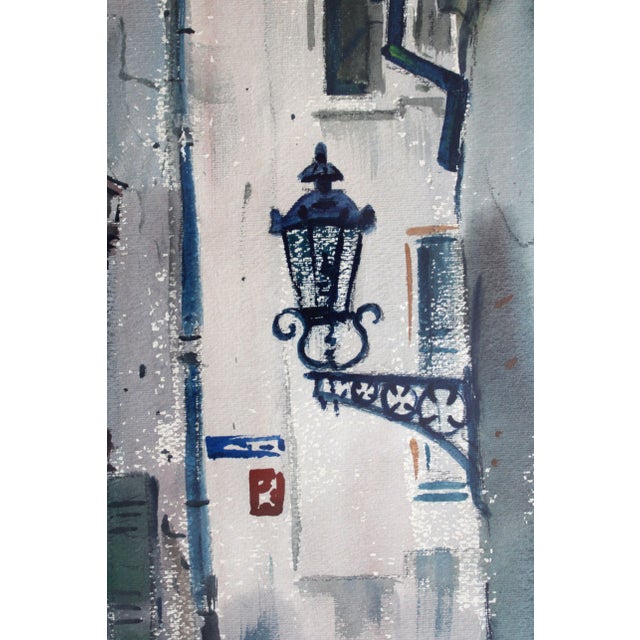 Janis Brekte, Town, 1965, Watercolor on Paper For Sale - Image 9 of 10