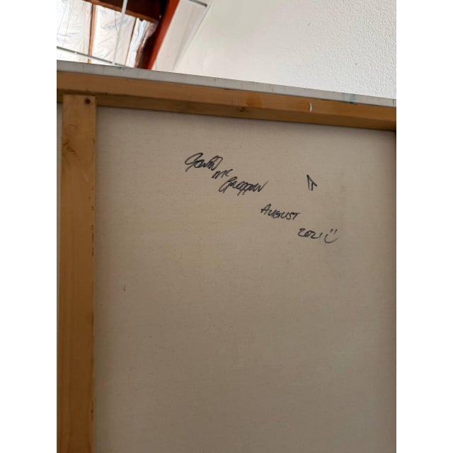 Original Abstract Landscape Painting by Gavin Mc Groggan – 40″ X 30″ Contemporary Acrylic on Canvas For Sale - Image 15 of 15