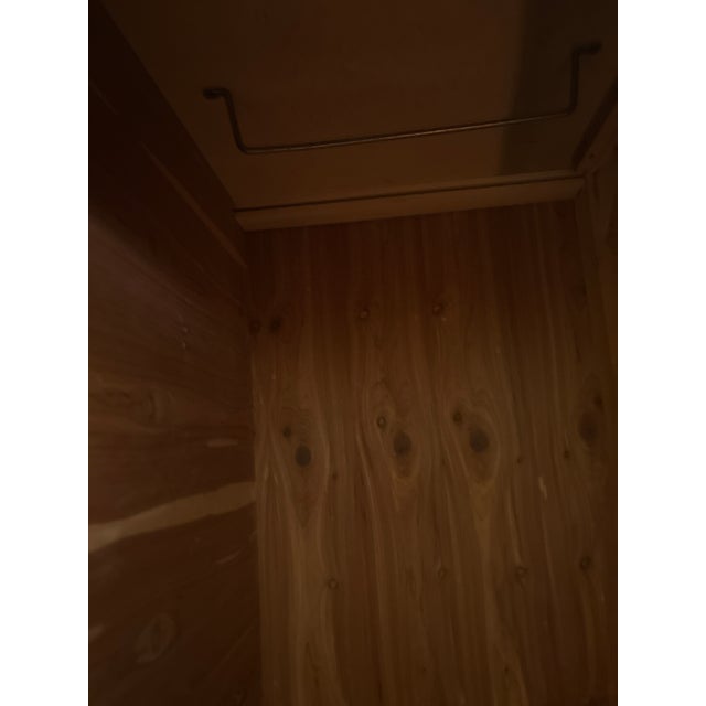 Brown 1920s Waterfall Armoire For Sale - Image 8 of 8
