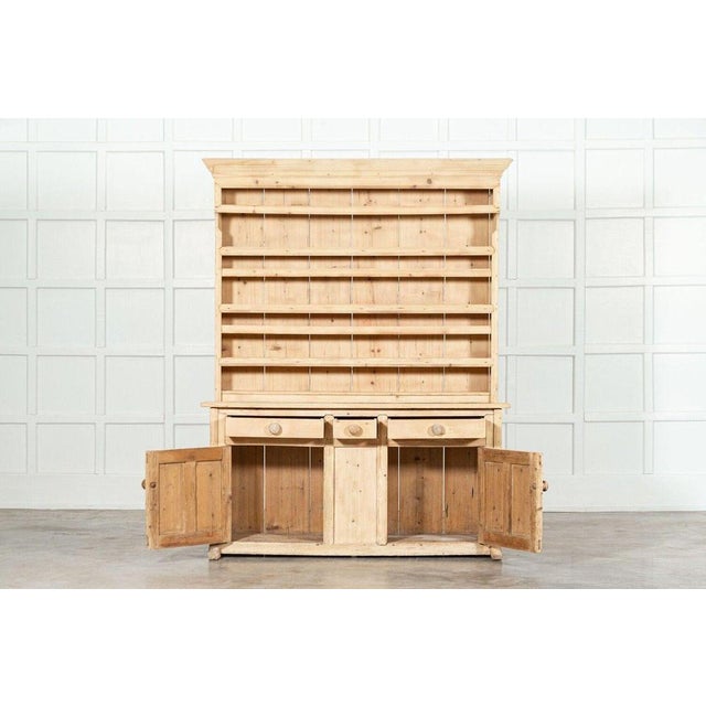 Early 19th Century 19th Century Irish Pine Sled Foot Cupboard For Sale - Image 5 of 14