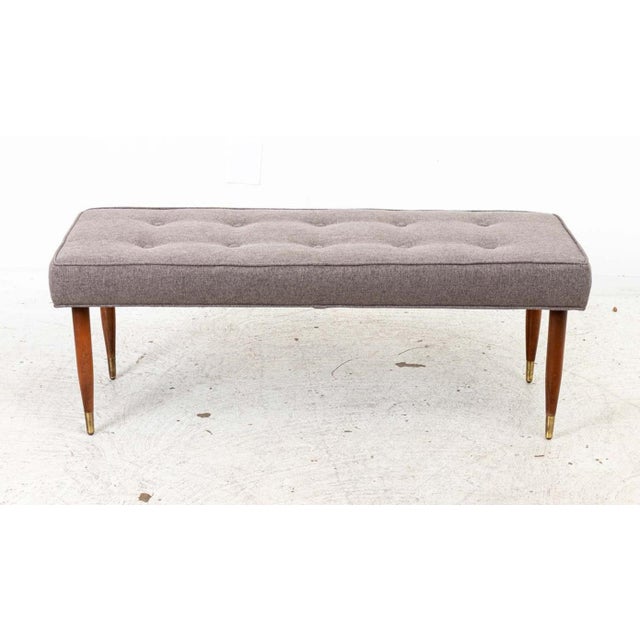 Mid-Century Modern Mid Century Long Bench For Sale - Image 3 of 8