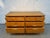 Brass Mid-Century Six Drawer Walnut & Brass Lowboy Dresser by West Michigan Furniture Co. Attributed For Sale - Image 8 of 17