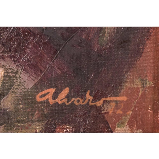 Alvaro, Battle Scene, 1960s, Oil on Canvas, Framed For Sale - Image 13 of 15