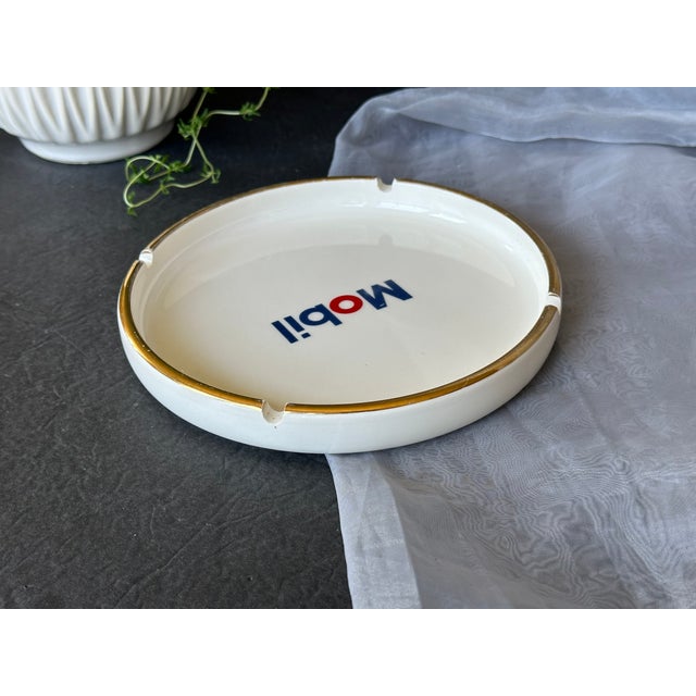 Vintage Advertising Ceramic Ashtray Catchall For Sale - Image 4 of 11