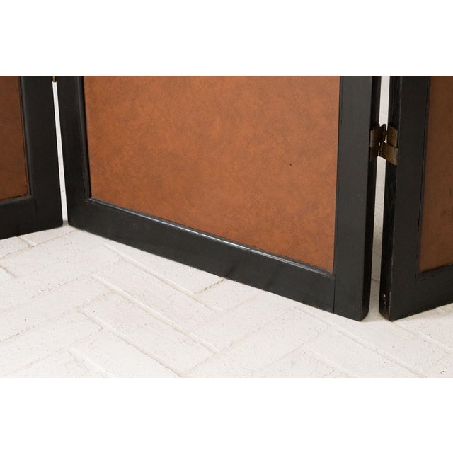 Circa 1920s Arts & Crafts Oak Folding Screen For Sale - Image 12 of 12