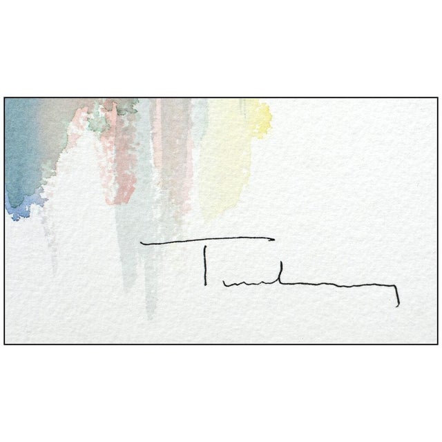 Post Impressionist Late 20th Century Seaside Serenity, Itzchak Tarkay For Sale - Image 3 of 5