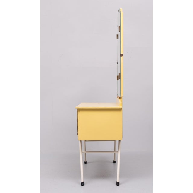 1950s Dressing Table with Folding Mirror, 1950s For Sale - Image 5 of 8