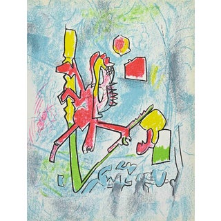 Roberto Matta, Tout se Tient, Lithograph, 1975 For Sale