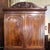 Regency period circa 1815 Linen Press, English. Impressive form & proportions. Displaying panelled doors & French splay...