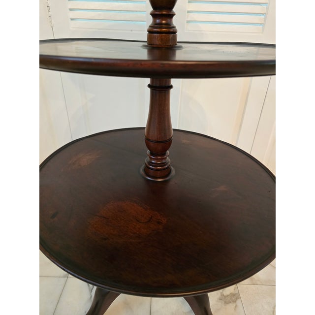 Vintage Pre Mid Century Grand Etagere Dumb Waiter For Sale In New York - Image 6 of 9