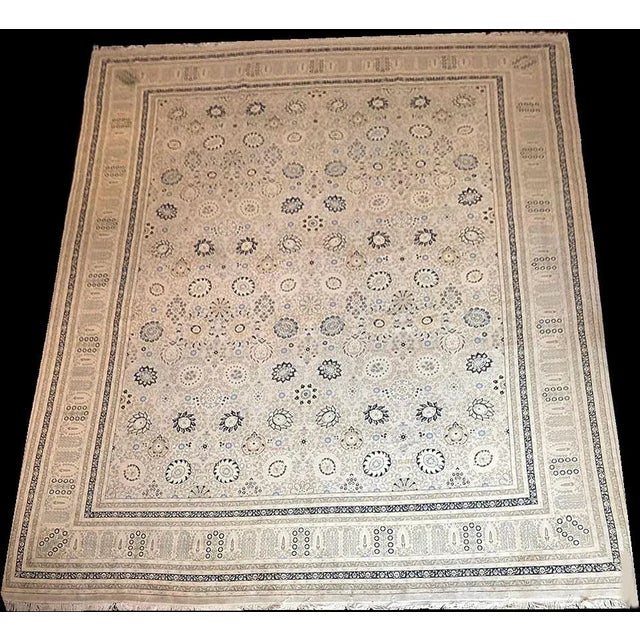 Contemporary Genuine Tabriz Rug For Sale - Image 13 of 13