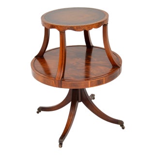 Vintage Regency Two-Tier Side Table, 1930s For Sale