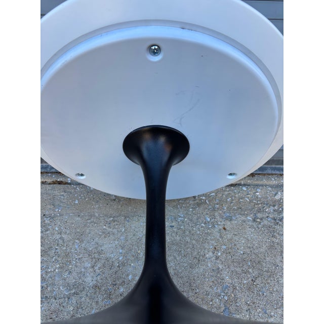 Metal Eero Saarinen for Knoll Formica Side Table For Sale - Image 7 of 8