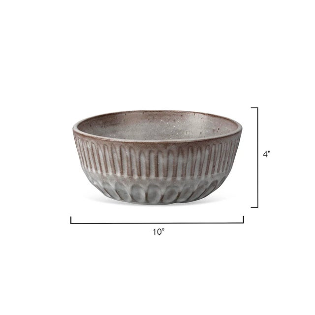 Rustic Jamie Young Cradle Ceramic Bowl For Sale - Image 3 of 6
