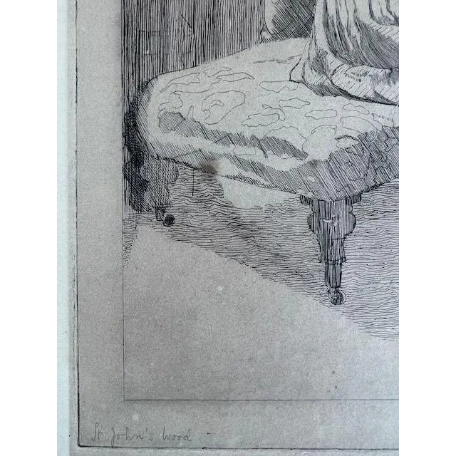 1910s Sylvia Gosse (1881-1968) - Etching - St John's Wood 1910 For Sale - Image 5 of 7