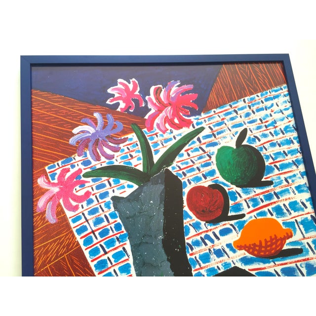 David Hockney Rare Vintage 1988 Lithograph Print Framed ...