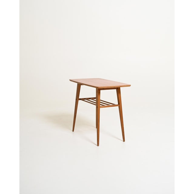 Scandinavian Teak Coffee Table with Magazine Rack, 1960s For Sale - Image 3 of 7