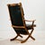 Lounge Chair in Beech with Leather Upholstery For Sale - Image 4 of 18