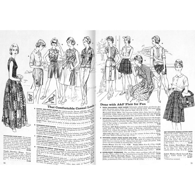 Paper Abercrombie & Fitch Play Hours 1963 For Sale - Image 7 of 9